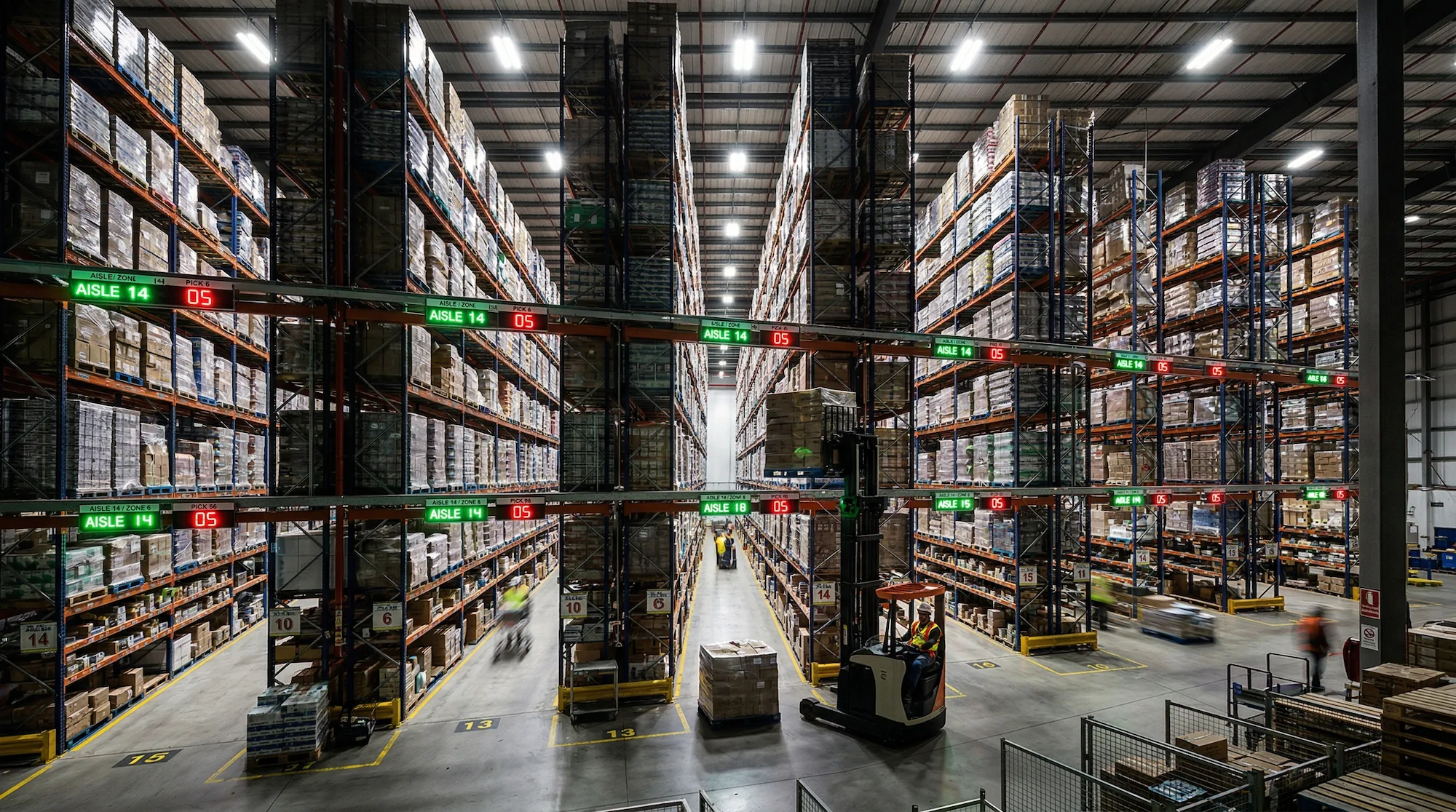 Azar wdc rack systems light guided
