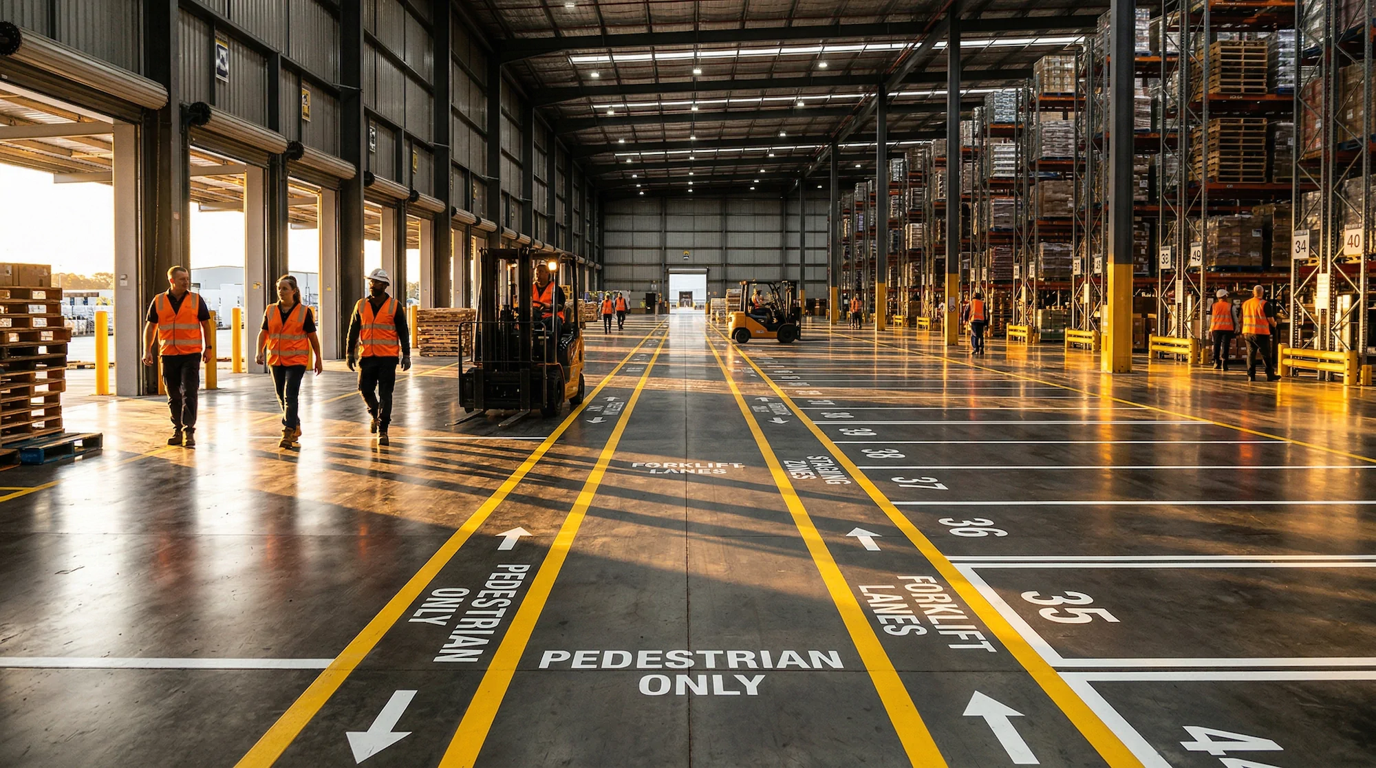 Azar wdc visual management floor marking